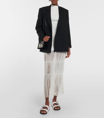 Sandalen Slidy Viv’ aus Bouclé | Roger Vivier