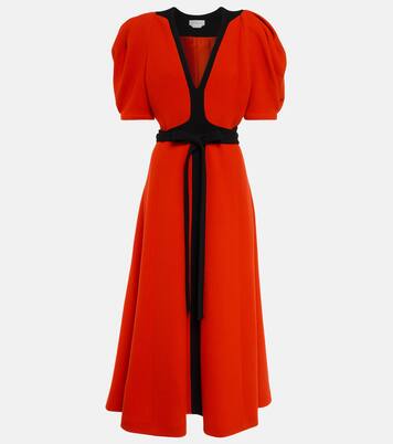 Midikleid Luz aus Woll-Crêpe | Gabriela Hearst