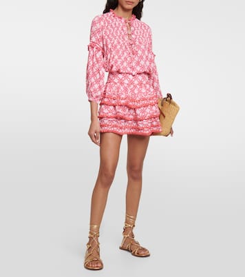 Bedruckter Minirock Bibi | Poupette St Barth