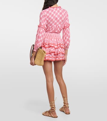 Bedruckter Minirock Bibi | Poupette St Barth