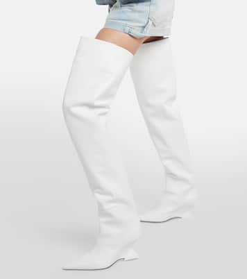 Overknee-Stiefel Cheope aus Leder | The Attico