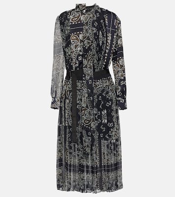 Abito midi con stampa | Sacai