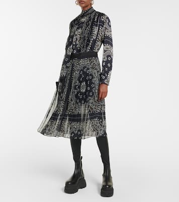Abito midi con stampa | Sacai