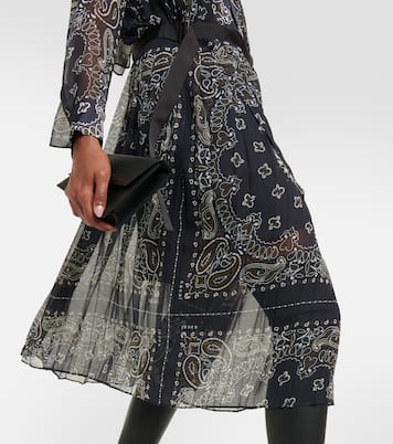 Abito midi con stampa | Sacai