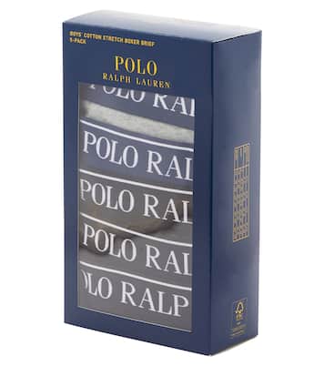 Set of 5 cotton-blend boxer briefs | Polo Ralph Lauren Kids