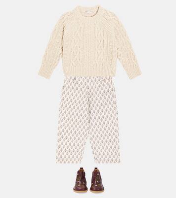 Elaine printed cotton pants | The New Society