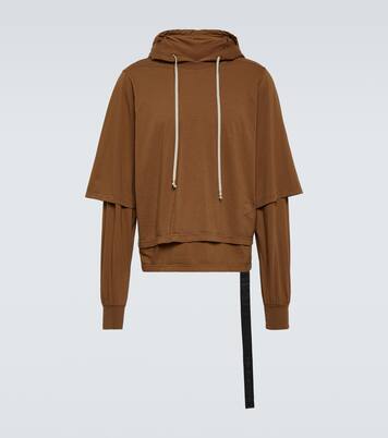 棉质平纹针织帽衫 | Rick Owens