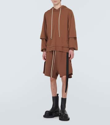 棉质平纹针织帽衫 | Rick Owens