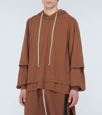 棉质平纹针织帽衫 | Rick Owens