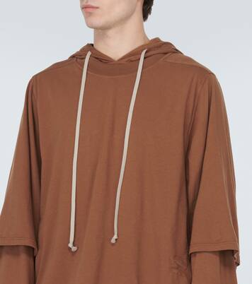 棉质平纹针织帽衫 | Rick Owens