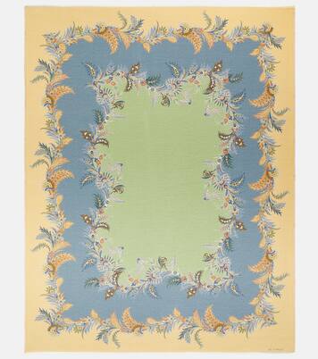 Printed wool twill blanket | Etro