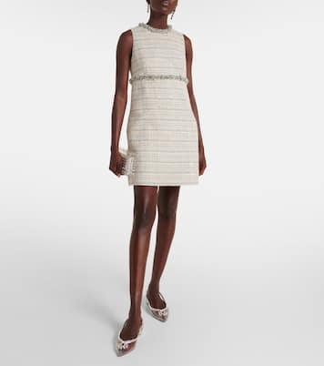 Seduction crystal-embellished PVC slingback flats | Aquazzura