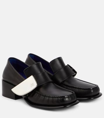 Verzierte Loafer-Pumps aus Leder | Burberry