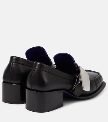 Verzierte Loafer-Pumps aus Leder | Burberry