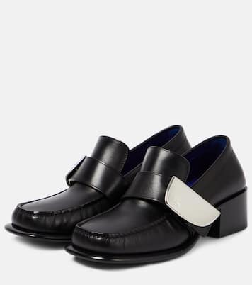 Verzierte Loafer-Pumps aus Leder | Burberry