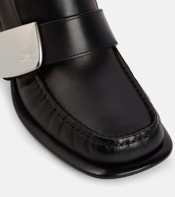 Verzierte Loafer-Pumps aus Leder | Burberry