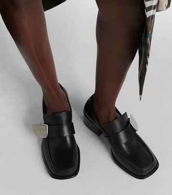 Verzierte Loafer-Pumps aus Leder | Burberry