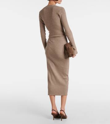 Knitted midi skirt | Brunello Cucinelli
