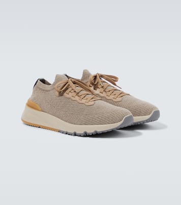 Knit sneakers | Brunello Cucinelli