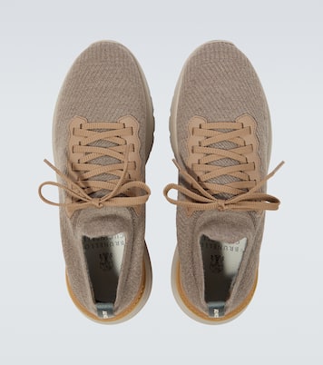 Knit sneakers | Brunello Cucinelli