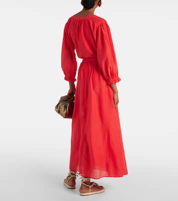 Maxirock Mariela aus Baumwolle und Seide | Velvet