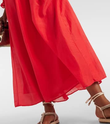 Maxirock Mariela aus Baumwolle und Seide | Velvet