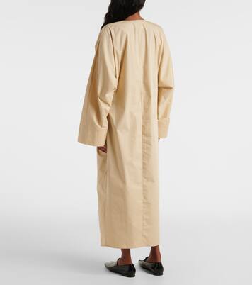 Ailin draped cotton midi dress | Tove