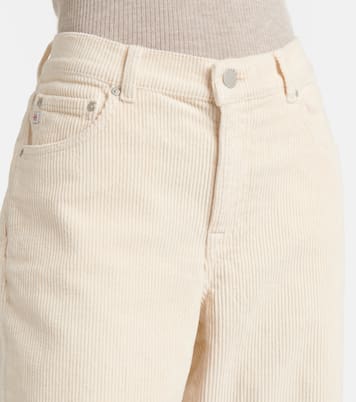 Mid-Rise Flared Jeans Padua aus Cord | AG Jeans