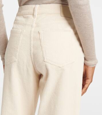 Mid-Rise Flared Jeans Padua aus Cord | AG Jeans