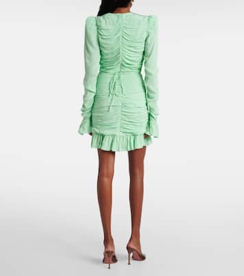 Robe froncée à fleurs | Rotate