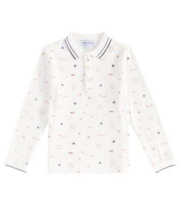 Polo imprimé en coton | Tartine et Chocolat