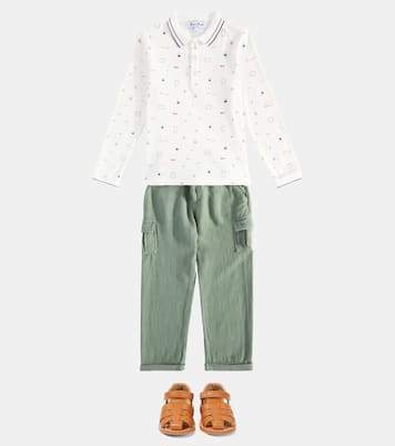 Polo imprimé en coton | Tartine et Chocolat