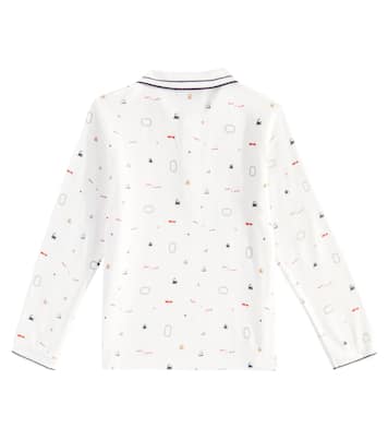 Polo imprimé en coton | Tartine et Chocolat