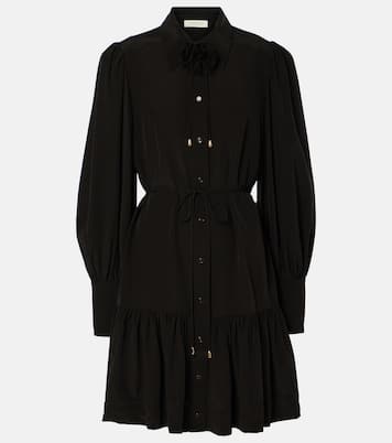Belted ruffled shirt dress | Zimmermann
