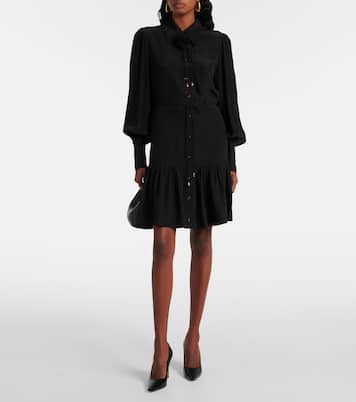 Belted ruffled shirt dress | Zimmermann
