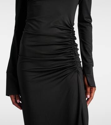 Robe longue asymétrique | Victoria Beckham