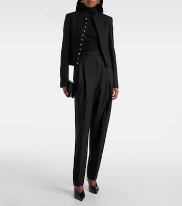 Wool-blend tapered pants | Dorothee Schumacher