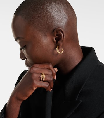 Boucles d'oreilles Fused Serpens en or 18 ct et diamants | Spinelli Kilcollin