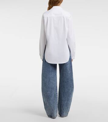 Blusa de algodón con lazada | Alaïa