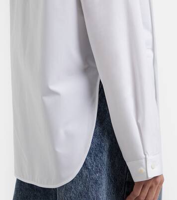 Blusa de algodón con lazada | Alaïa