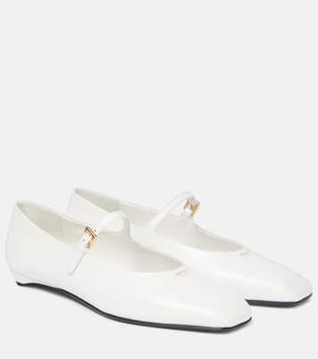 Mary-Jane-Ballerinas aus Leder | Prada