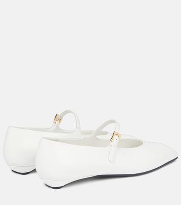 Mary-Jane-Ballerinas aus Leder | Prada