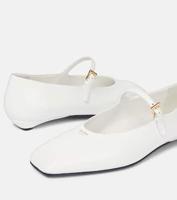 Mary-Jane-Ballerinas aus Leder | Prada