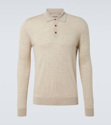 Allen wool polo sweater | Saman Amel