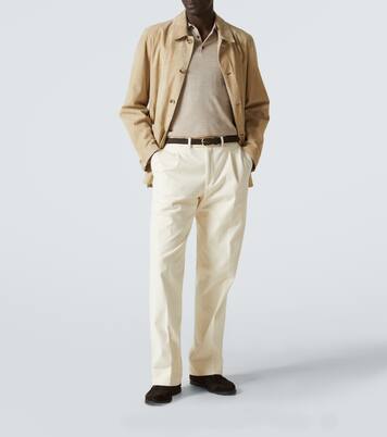 Allen wool polo sweater | Saman Amel
