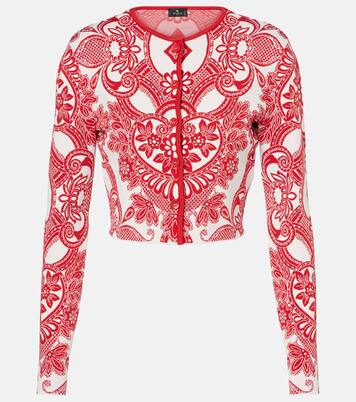 Cropped-Cardigan aus Jacquard | Etro