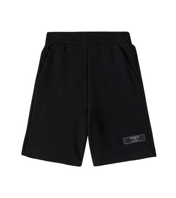 Shorts aus Baumwoll-Jersey | Balmain Kids