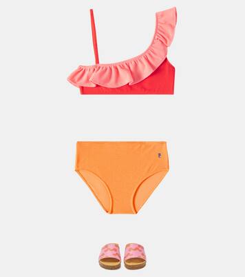 Ruffled asymmetrical bikini | Bobo Choses