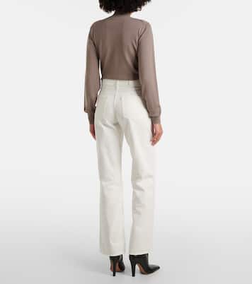 Gerade Hose Tess aus Baumwolle und Hanf | 7 For All Mankind