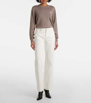 Gerade Hose Tess aus Baumwolle und Hanf | 7 For All Mankind